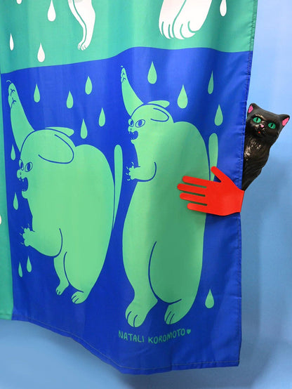 Dry Cats Shower curtain
