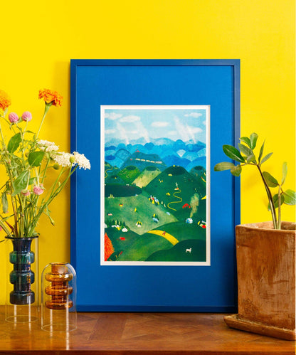Chaîne des Puys - Charline Collette A3 Poster