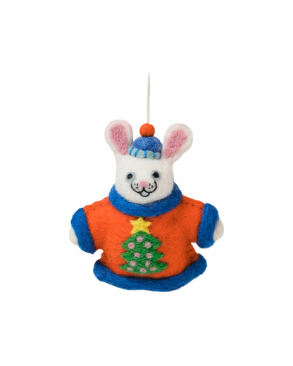 Rabbit Felt Decoration