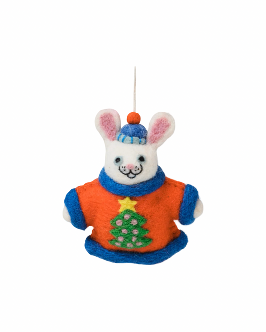 Rabbit Felt Decoration