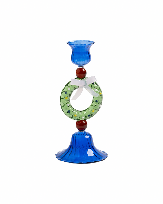 Merry Wreath Candle Holder