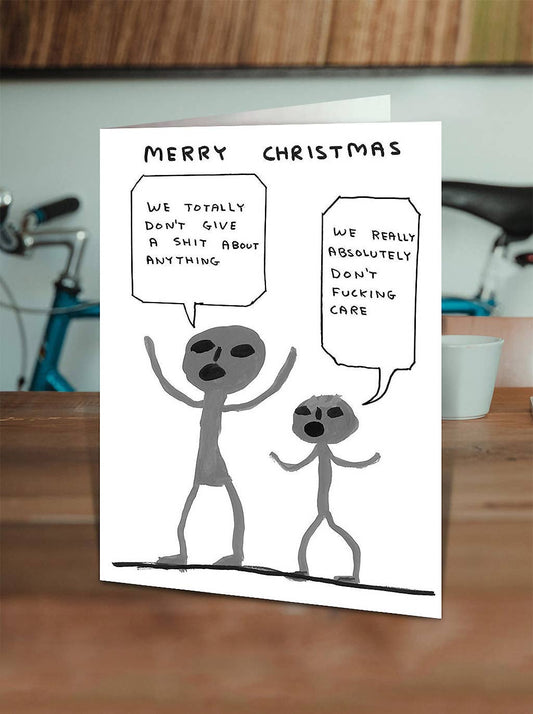 Don't Give a Shit Christmas Card