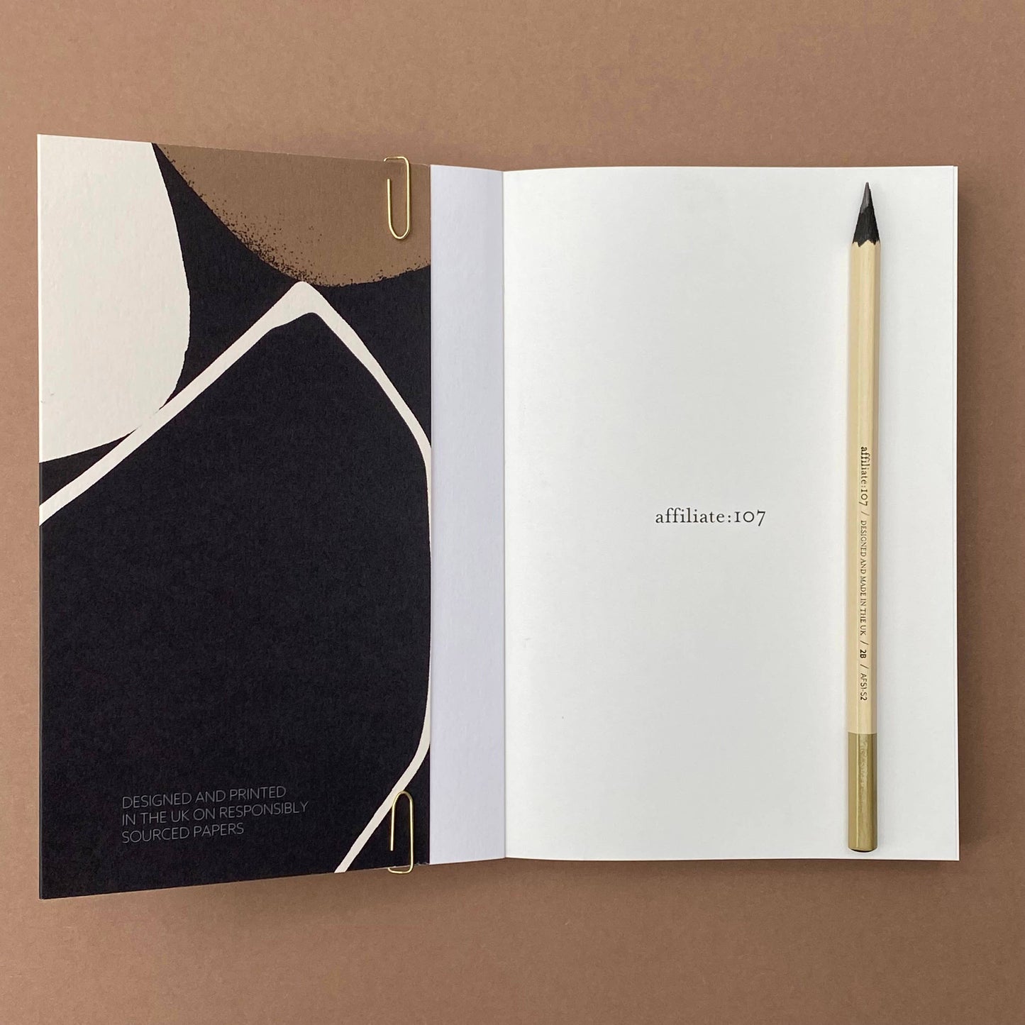 Affiliate:107 Ink Graphic Monotone Multifunctional Notebook