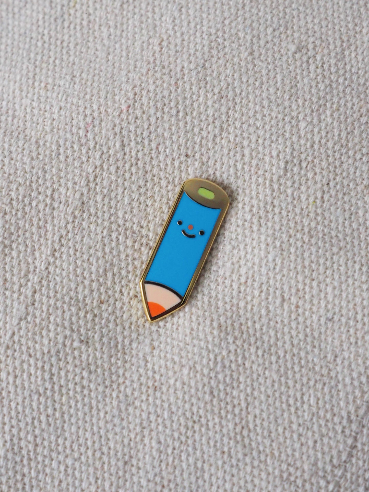 Blue Pencil Enamel Pin