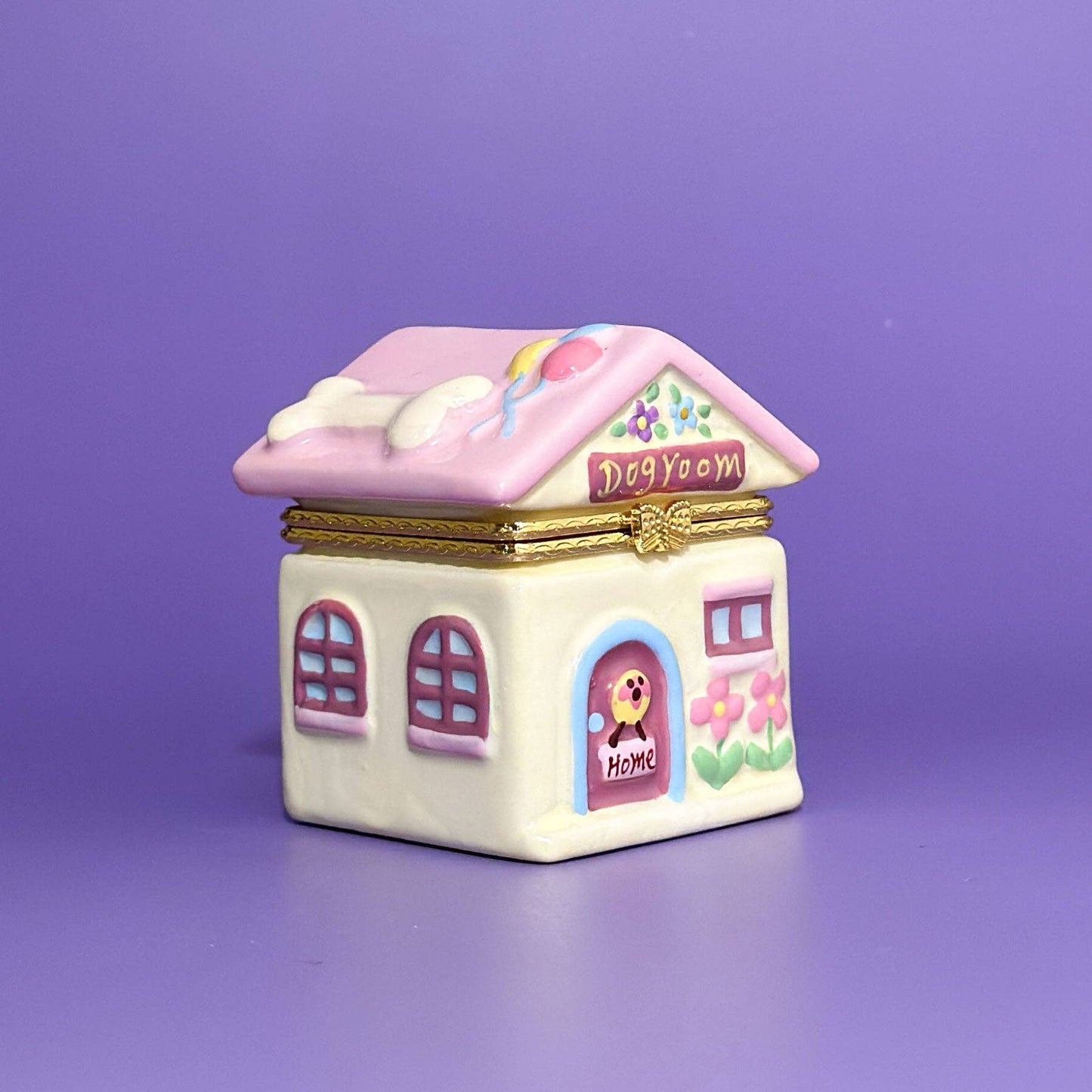Puppy Cottage Trinket Box