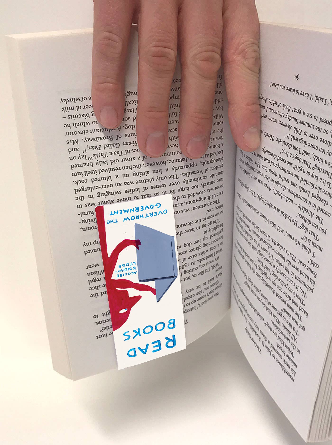 Read Books  - David Shrigley Magnetic Bookmark