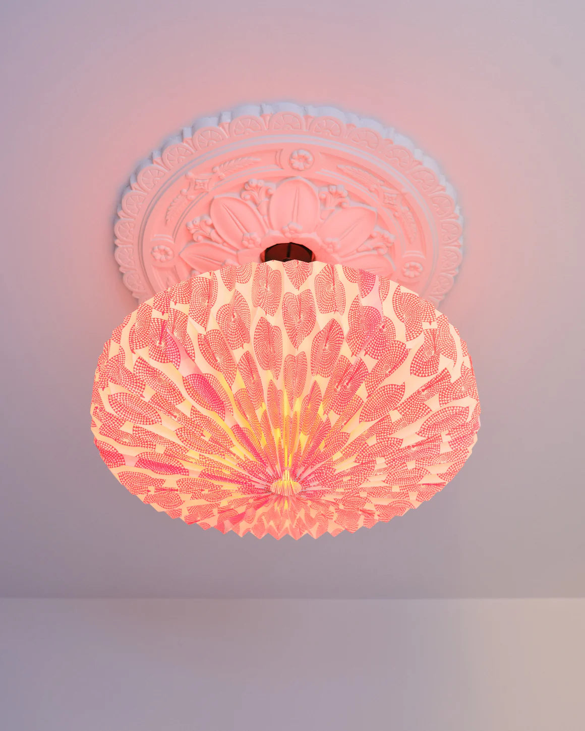 Sun Mask Origami Paper Lightshade
