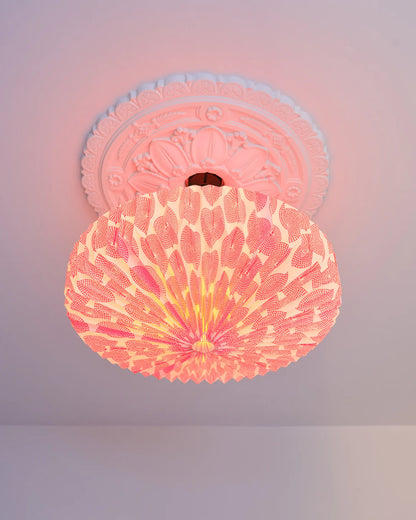 Sun Mask Origami Paper Lightshade