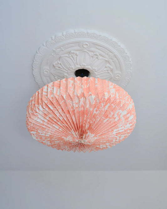 Indian Toile Origami Paper Lightshade