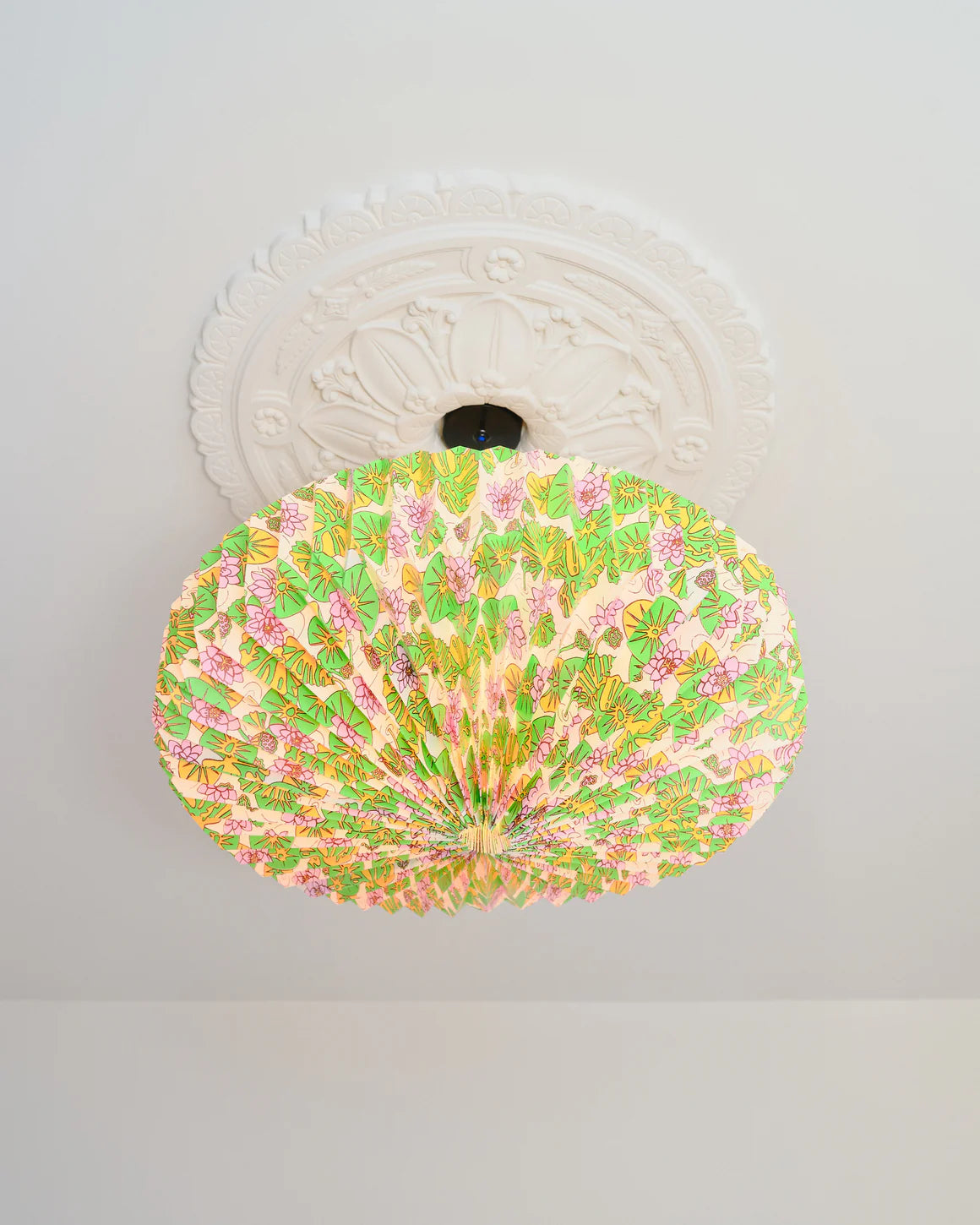 Water Lilies Origami Paper Lightshade