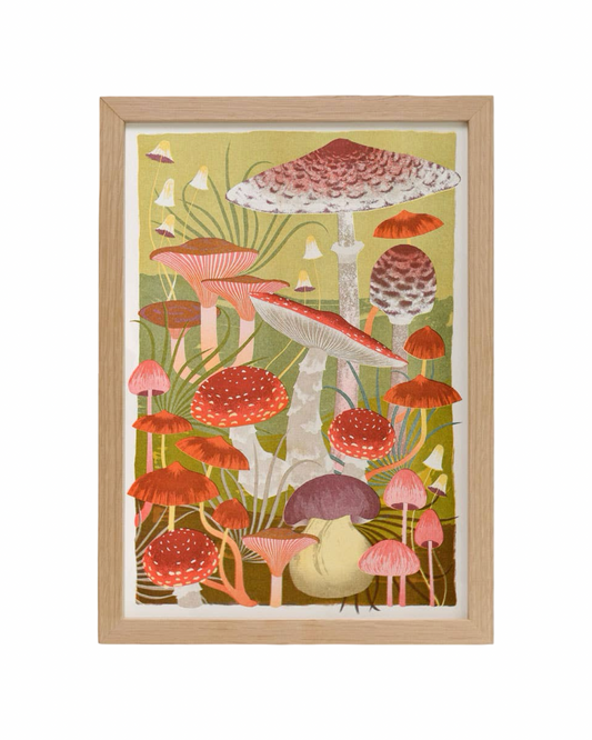 Fungi A3 Risograph Print