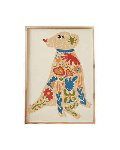 Groovy Dog A4 Print