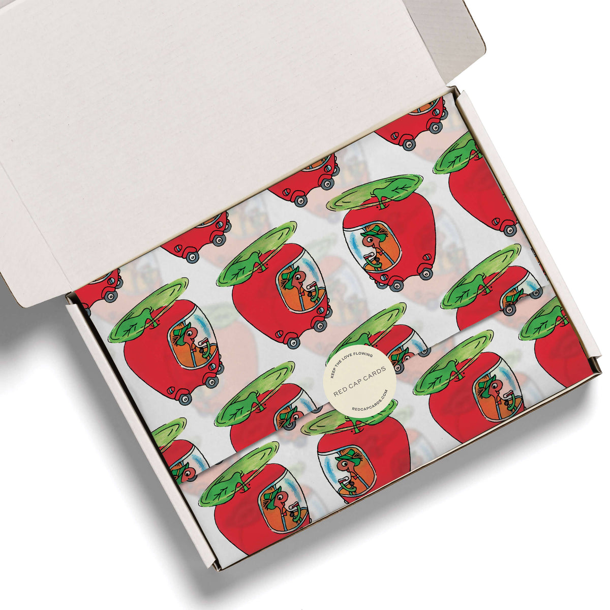 Lowly's Apple Car Tissue paper