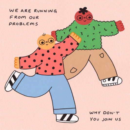 Running From Our Problems Print