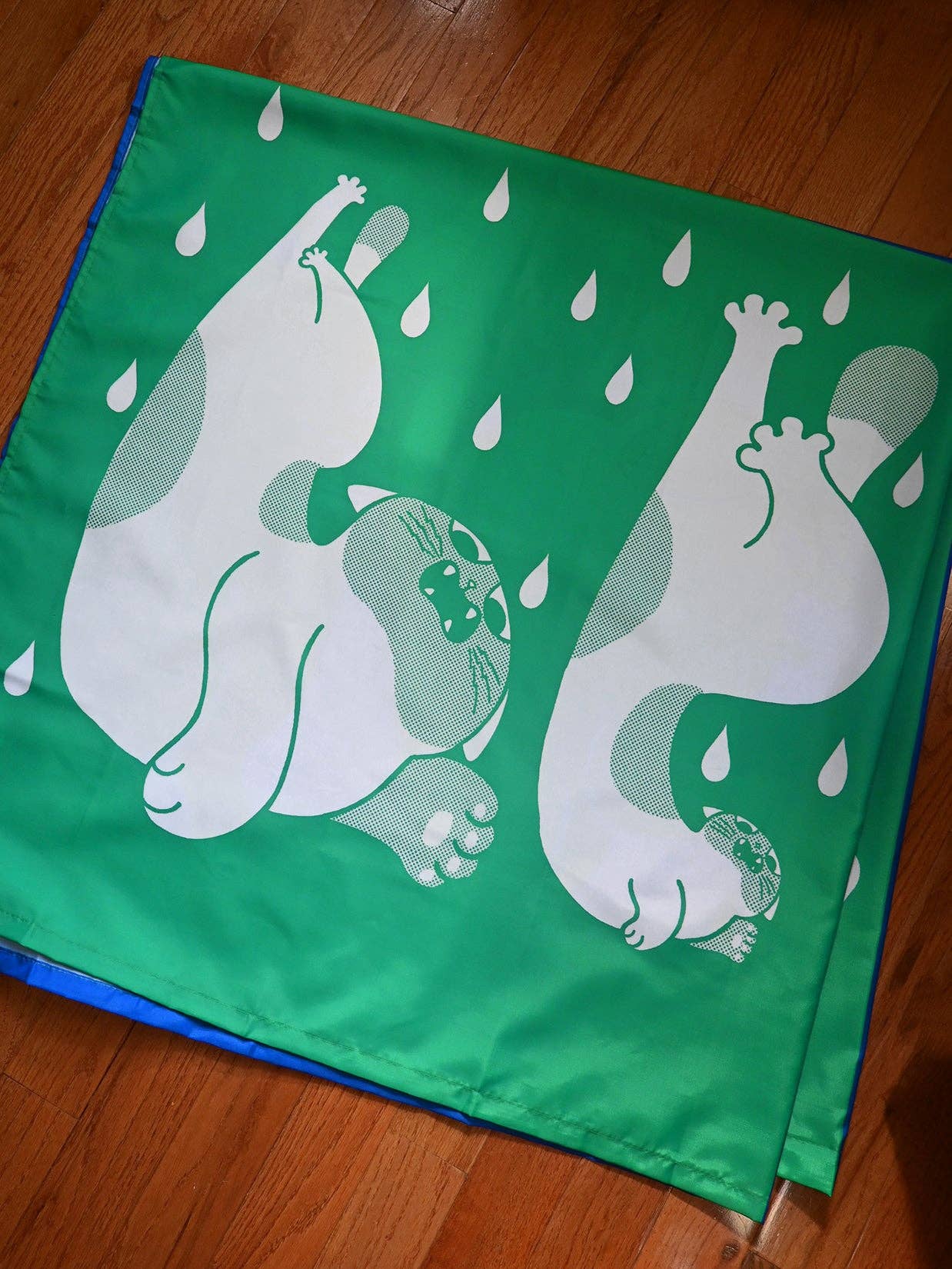 "DRY CATS" Shower curtain