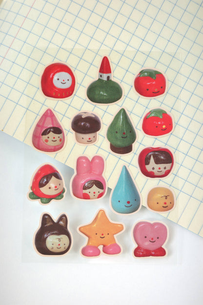 Clay Sticker Sheet