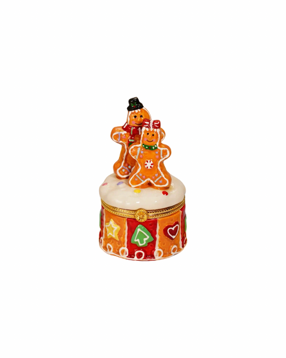 Gingerbread Couple Trinket Box