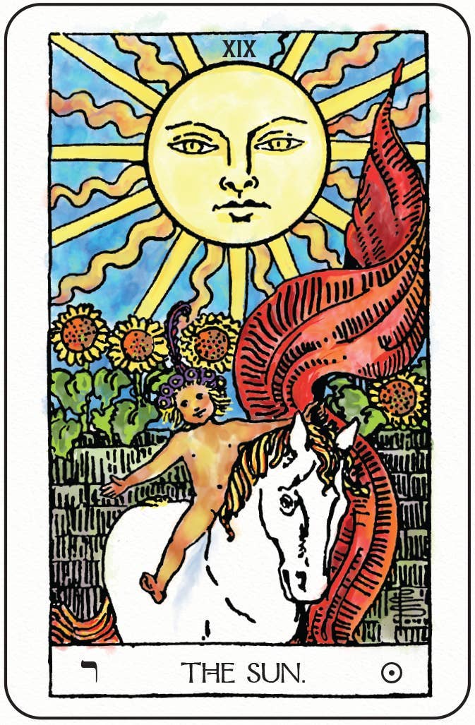 Mini Weiser Tarot: Flashcards / English