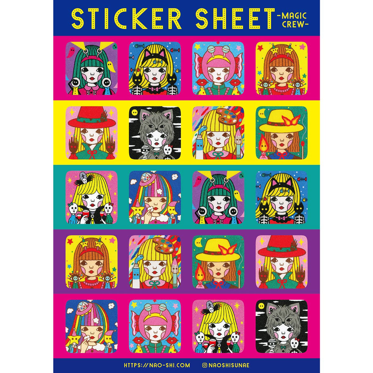 Magic Crew Sticker Sheet