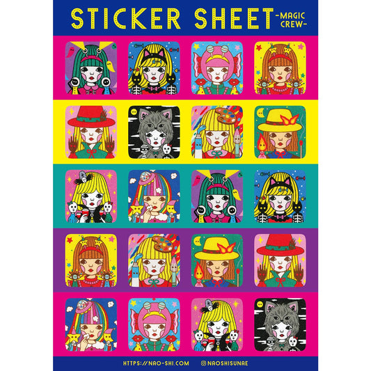 Magic Crew Sticker Sheet