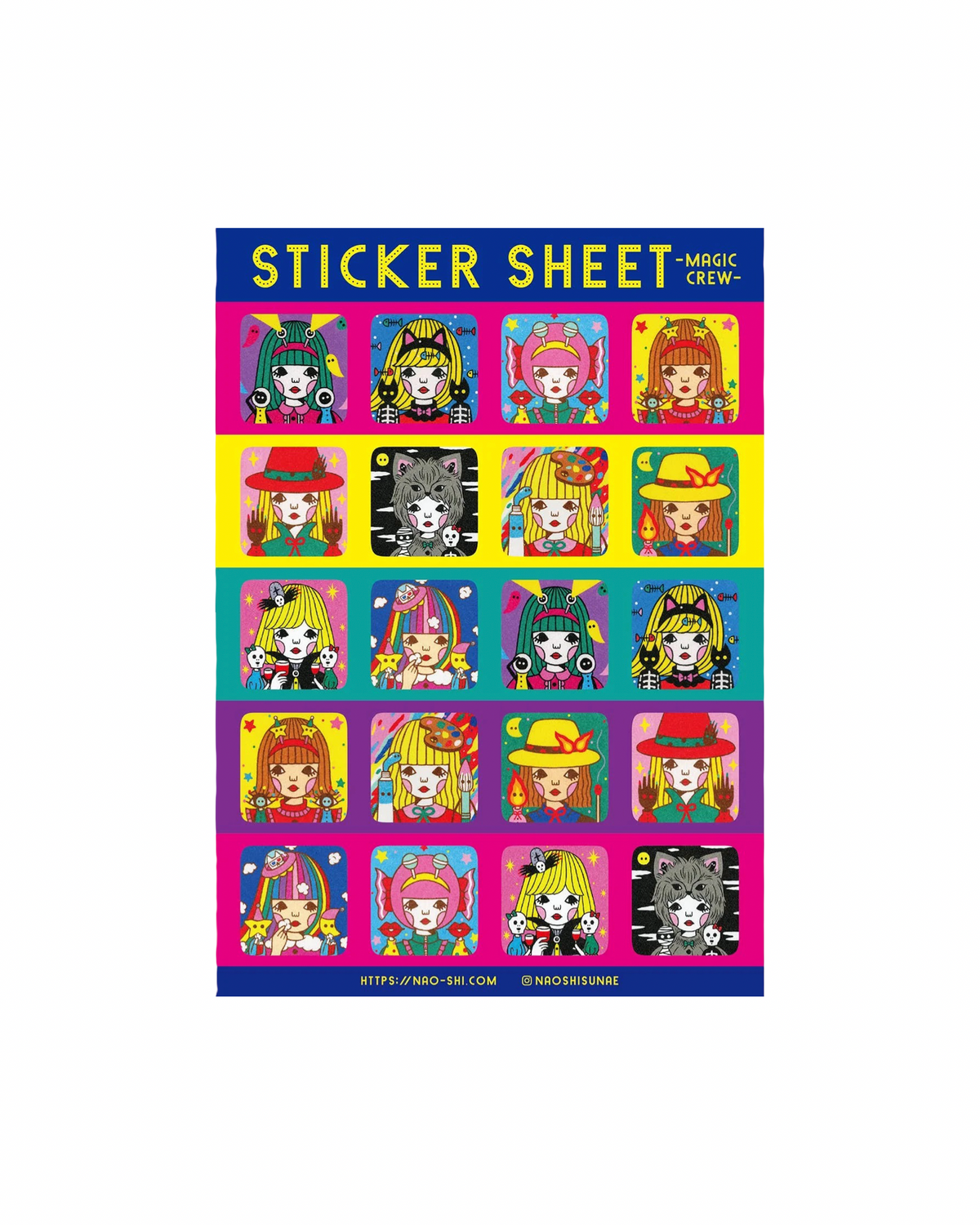 Magic Crew Sticker Sheet