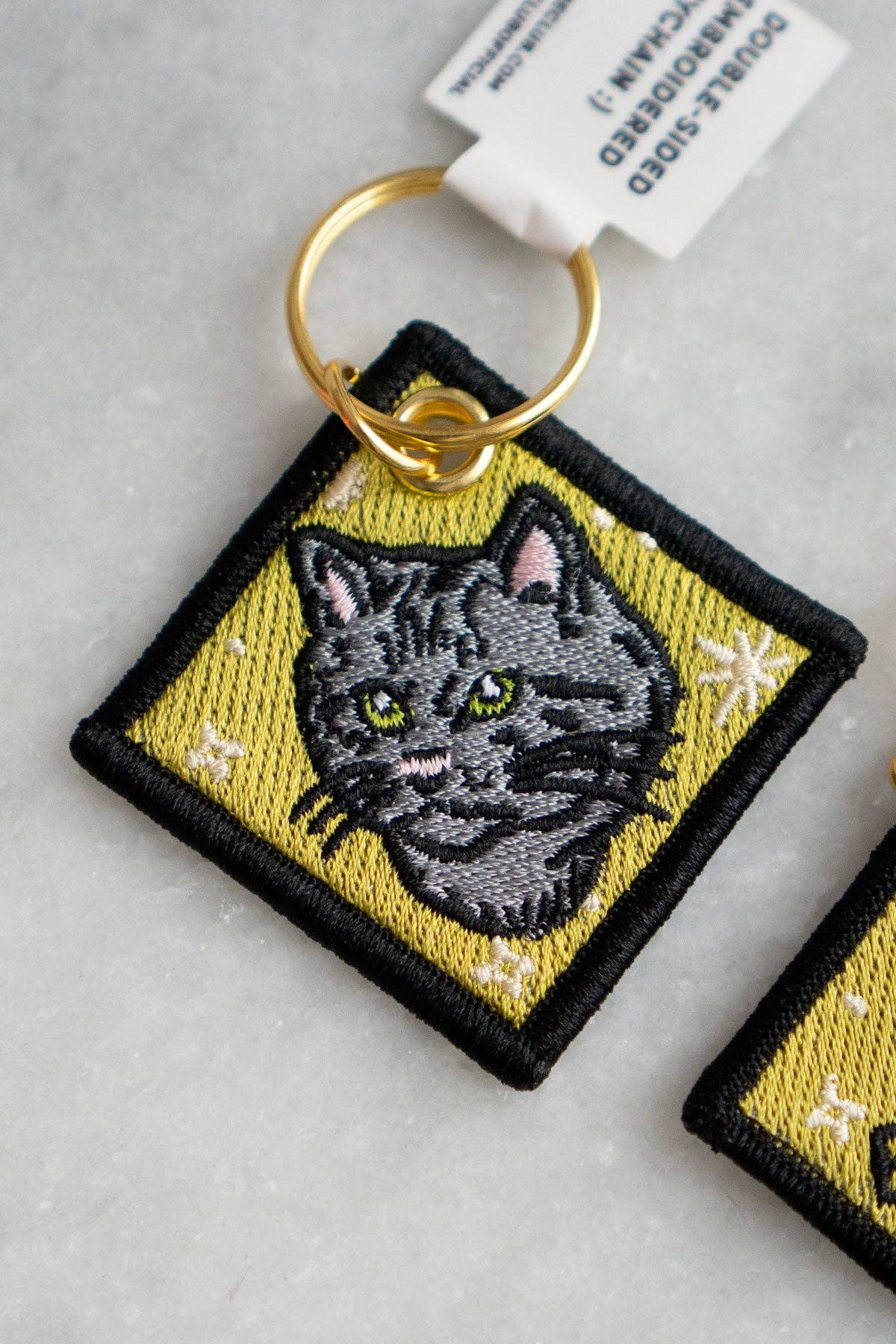 Shut Up Everyone Embroidered Keychain