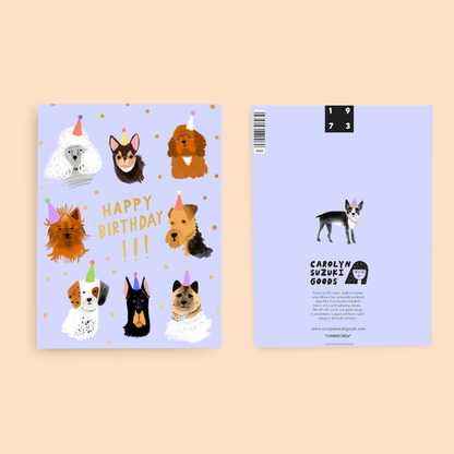 Canine Crew Birthday Card