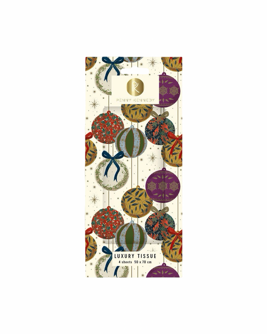 Festive Bauble Tissue Paper
