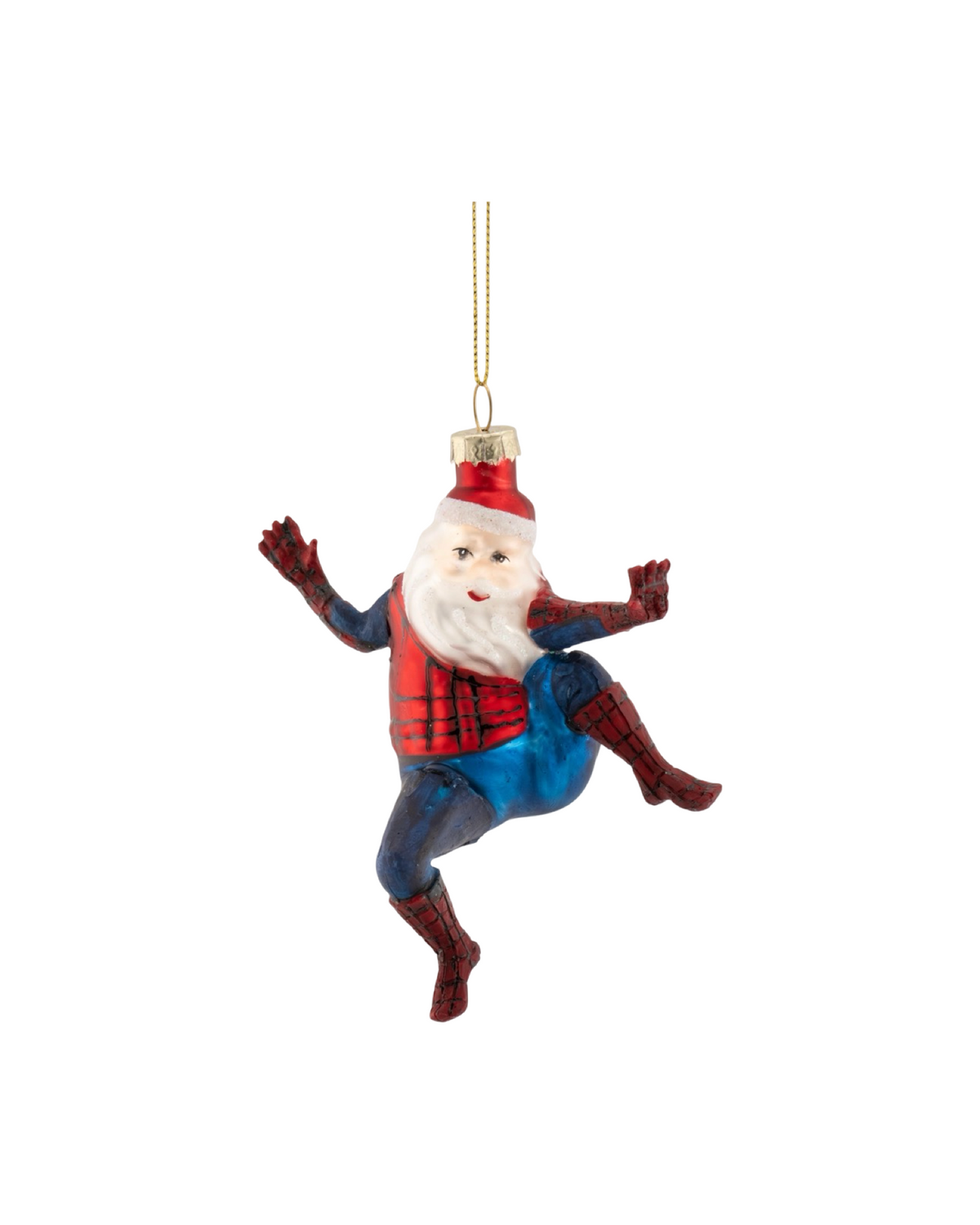 Spider Santa Shaped Bauble