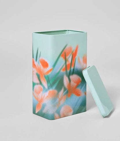 Flowers Coffee Tin