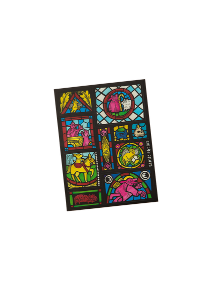 Gentle Thrills Stained Glass Sticker Sheet