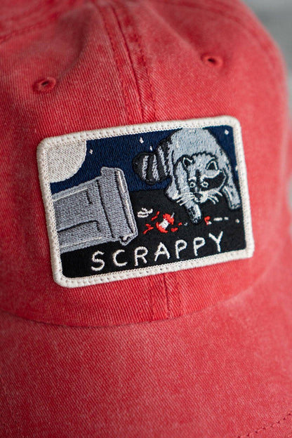 Scrappy Raccoon Embroidered Patch
