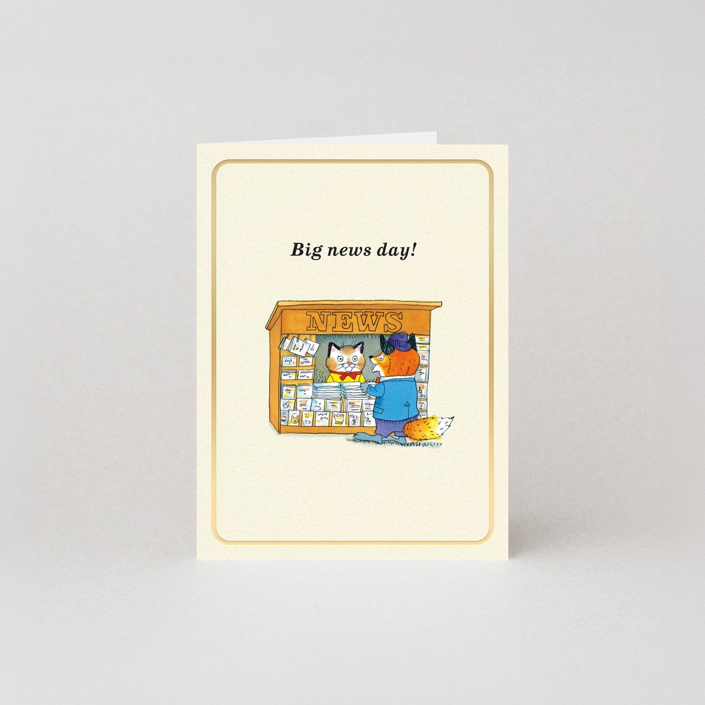 Big News Day Richard Scarry Mini Card
