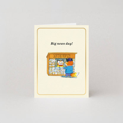 Big News Day Richard Scarry Mini Card