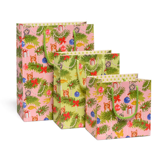 Meowy Christmas Gift Bag
