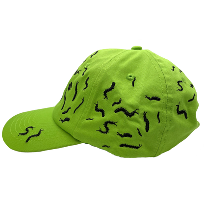 67 Centipedes Dad Hat  - Acid Green