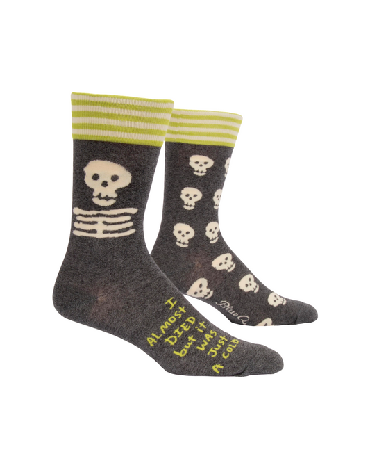 I Almost Died Mens Socks