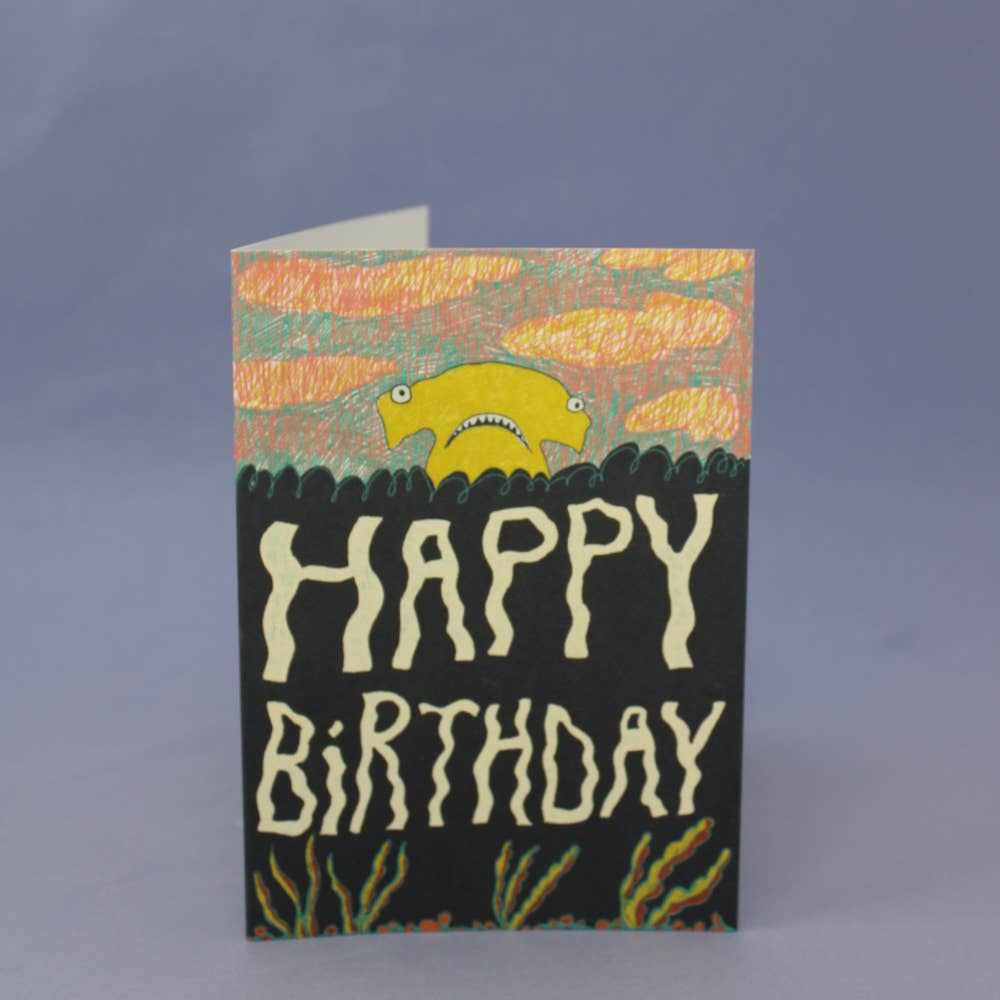 Happy Birthday Hammer Head Greetings Card