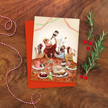 Christmas Scenes - Box 6 Assorted  Cards  ** coming soon ***