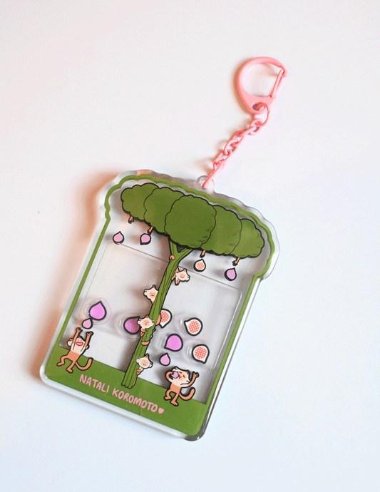 "Fig Feast" Shaker Keychain