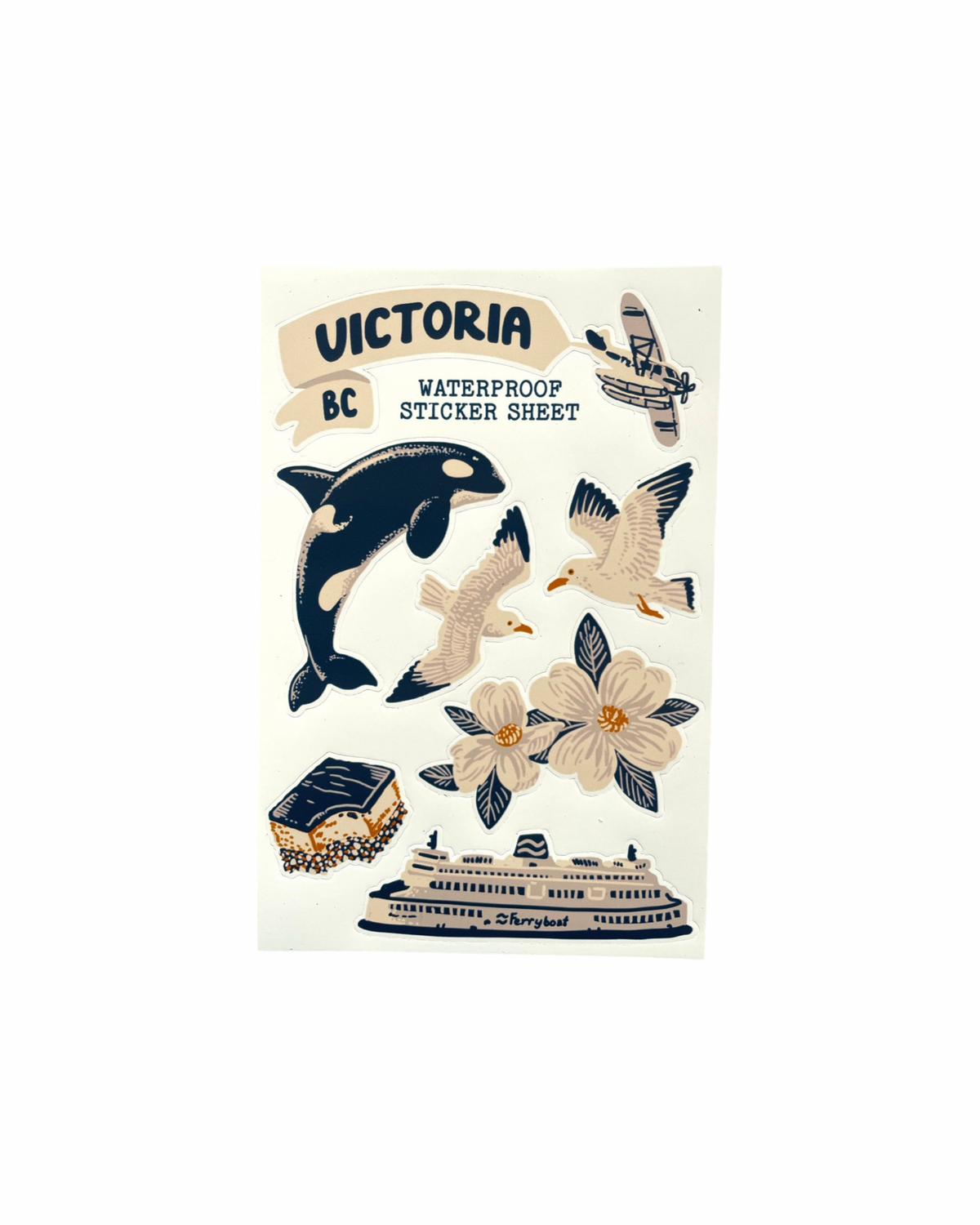 Victoria BC Sticker Sheet