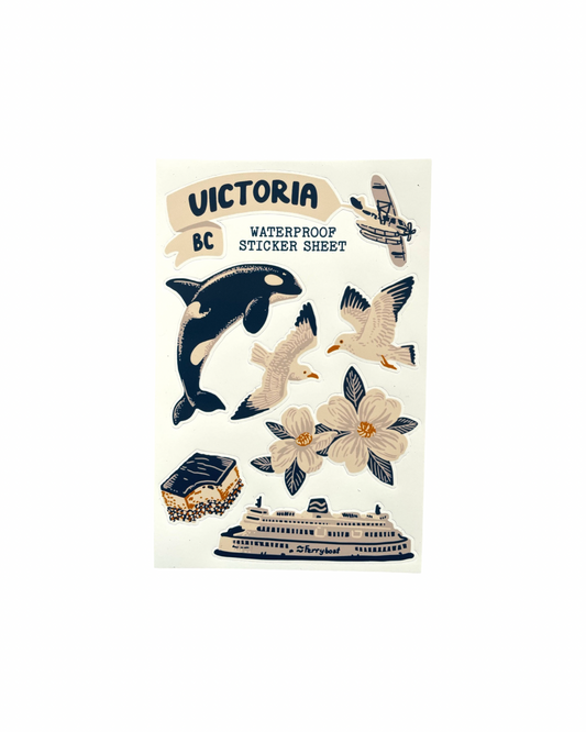 Victoria BC Sticker Sheet