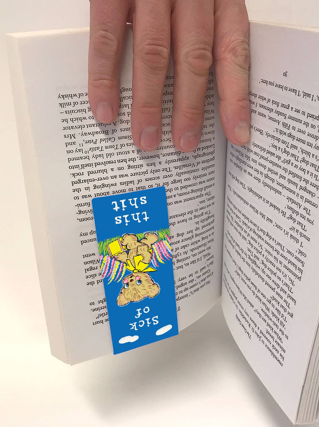 Sick Of This Shit Magnetic Bookmark