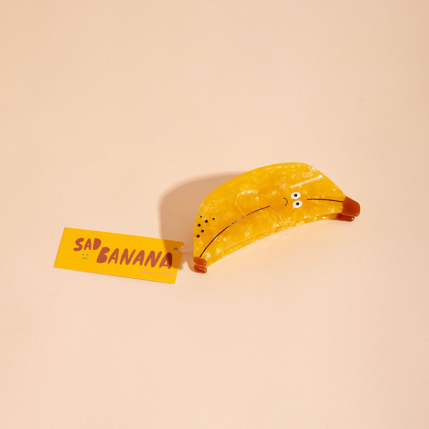 Sad Banana Hair Claw