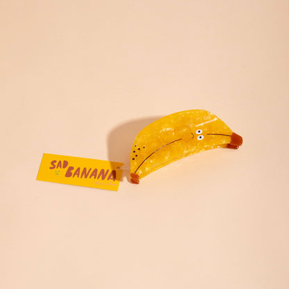 Sad Banana Hair Claw