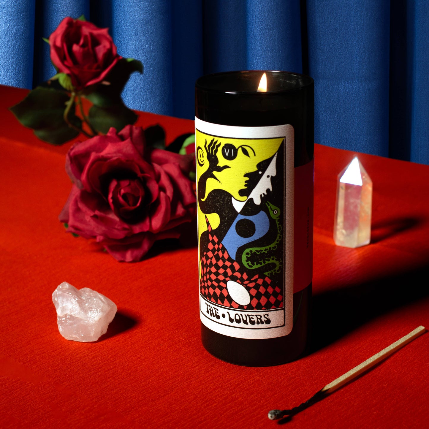 The Lovers Tarot Candle