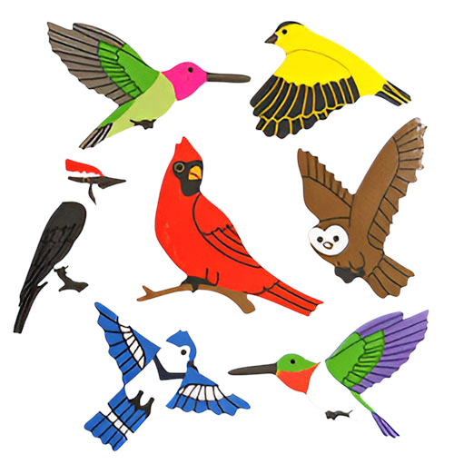 Glossy Birds Sticker Sheet