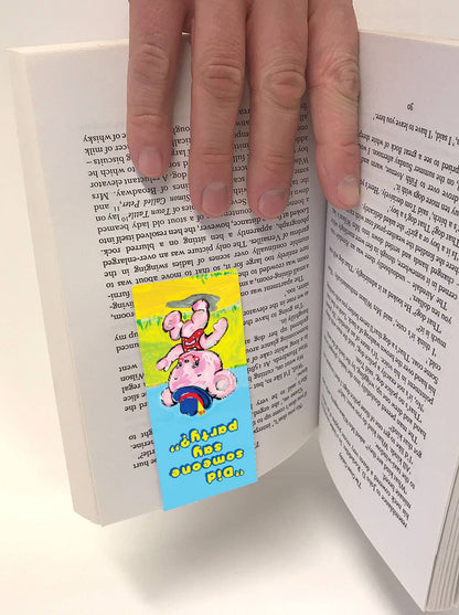 Did Someone Say Party? Magnetic Bookmark