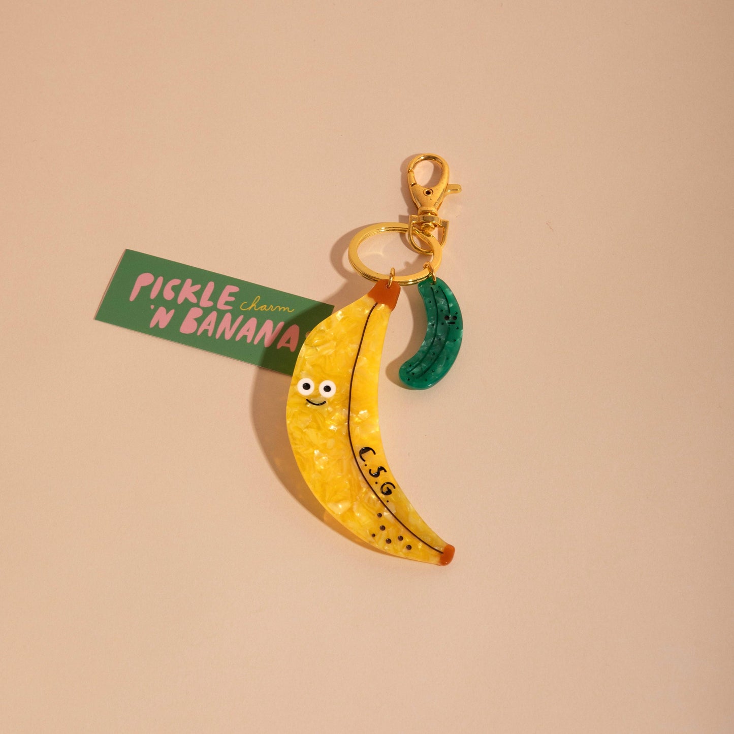Pickle 'n Banana Keychain
