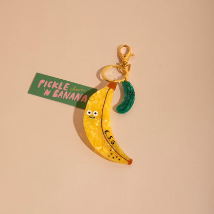 Pickle 'n Banana Keychain